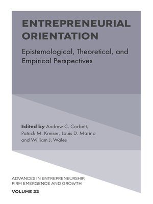 cover image of Entrepreneurial Orientation